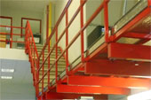 Stahlbau-Treppe